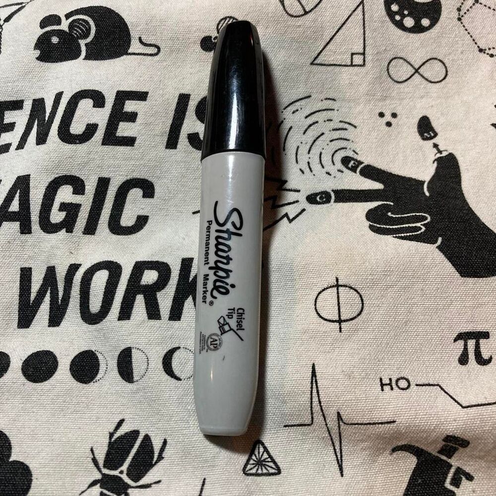 Sharpie White and Cream Drawing-and-illustrations